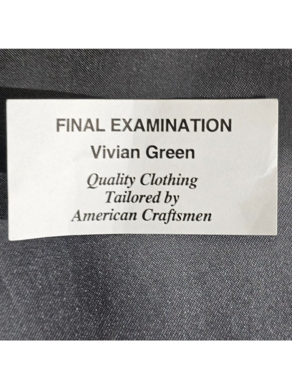 Vintage Pierre Cardin Wool Blazer Jacket Mens 42R Green Gray Man in Wool 80s - Picture 13 of 13